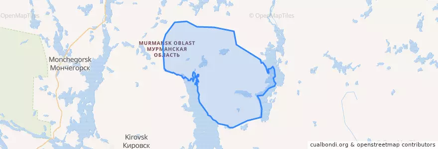 Mapa de ubicacion de городское поселение Ревда.