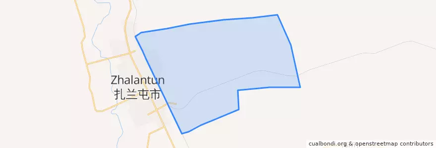 Mapa de ubicacion de 铁东街道办.