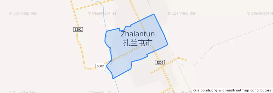 Mapa de ubicacion de 繁荣街道办.