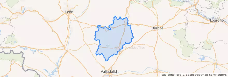Mapa de ubicacion de Campos.