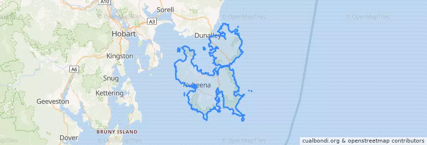 Mapa de ubicacion de Tasman.