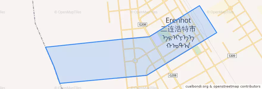 Mapa de ubicacion de 乌兰街道.