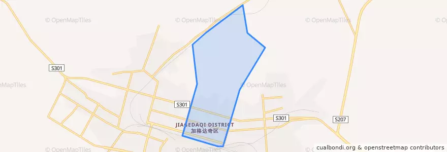 Mapa de ubicacion de 卫东街道.
