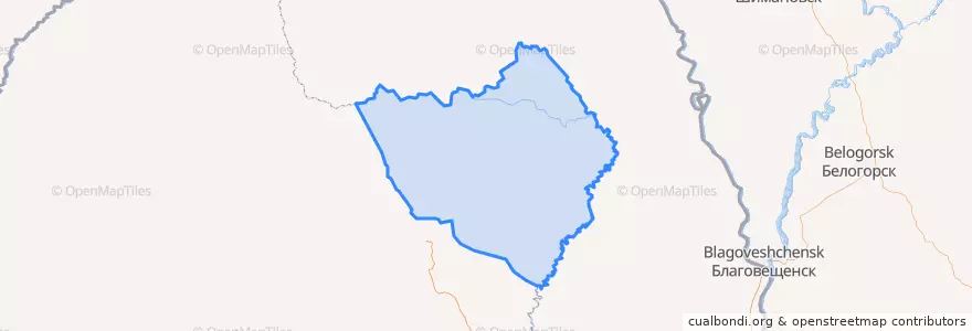 Mapa de ubicacion de Songling District.