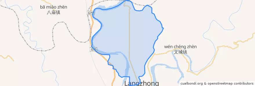 Mapa de ubicacion de Shaxi Subdistrict.