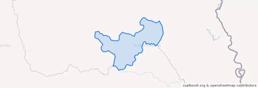 Mapa de ubicacion de Синьлинь.