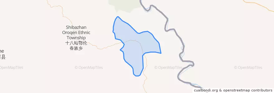 Mapa de ubicacion de Байиньна.
