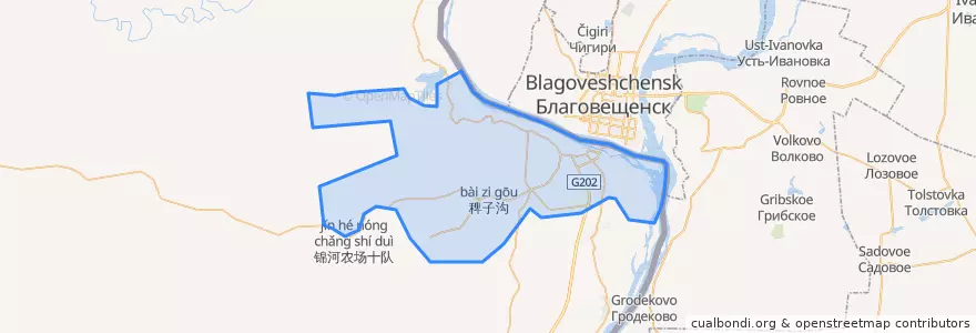 Mapa de ubicacion de Синфу.