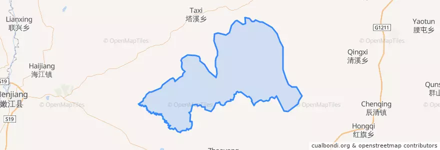 Mapa de ubicacion de Байюнь.