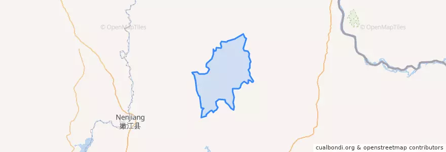 Mapa de ubicacion de 塔溪乡.