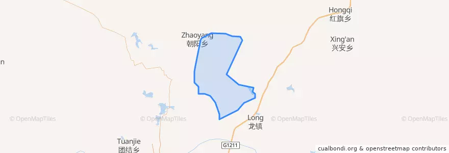 Mapa de ubicacion de 引龙河农场.