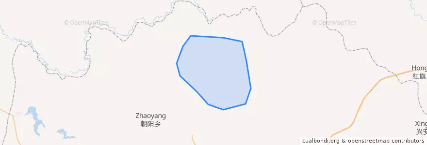 Mapa de ubicacion de 引龙河林场.