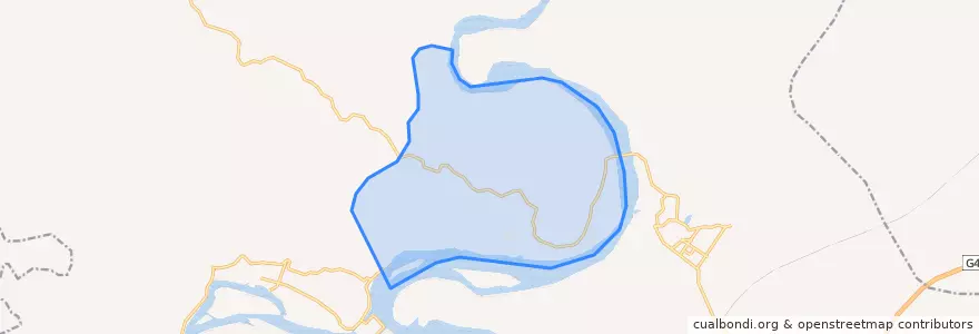 Mapa de ubicacion de 锦屏镇.