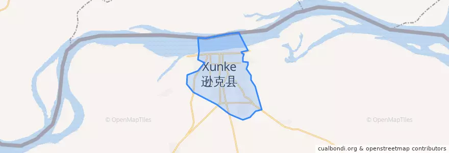 Mapa de ubicacion de 奇克街道办事处.