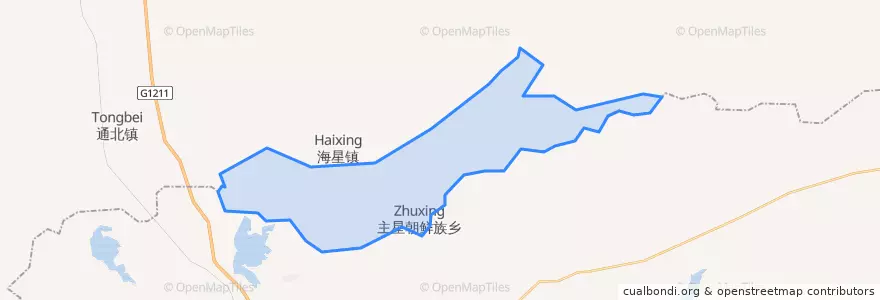 Mapa de ubicacion de Чжусин.