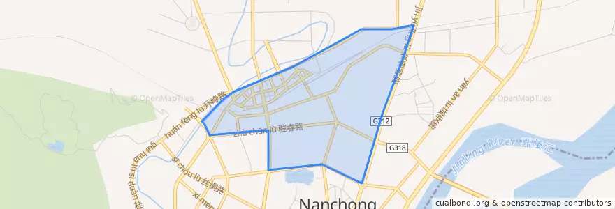 Mapa de ubicacion de 和平路街道.