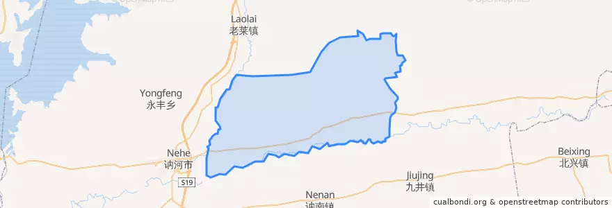 Mapa de ubicacion de 孔国乡.