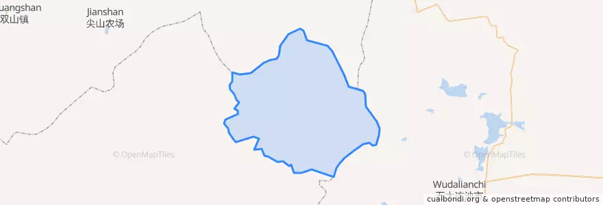 Mapa de ubicacion de 龙河镇茂山林场.