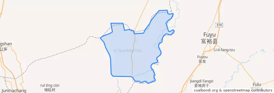 Mapa de ubicacion de 莽格吐达斡尔族乡.