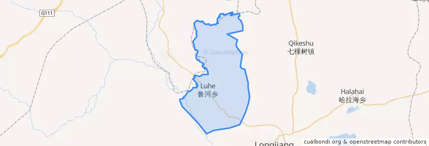 Mapa de ubicacion de Лухэ.