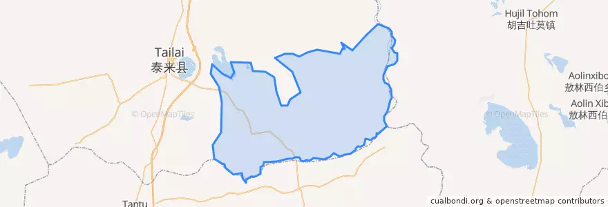 Mapa de ubicacion de 宁姜蒙古族乡.