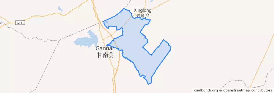 Mapa de ubicacion de 兴十四镇.