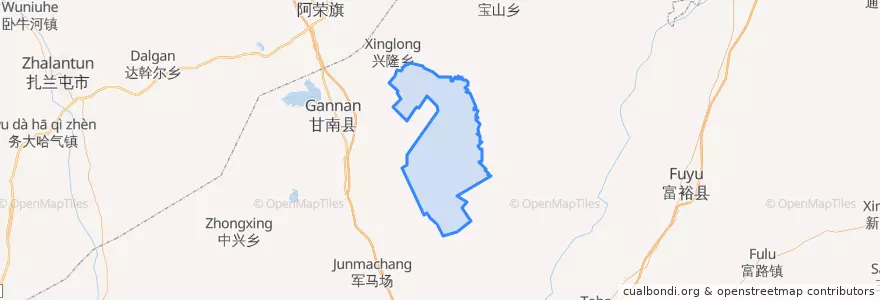 Mapa de ubicacion de 北京市双河农场.