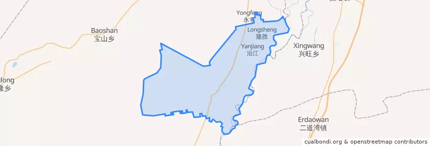 Mapa de ubicacion de 东阳镇.