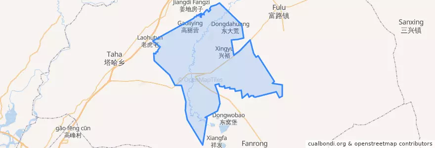 Mapa de ubicacion de 龙安桥镇.