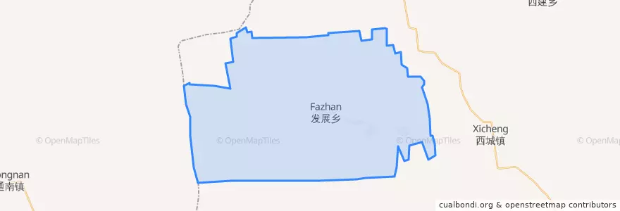 Mapa de ubicacion de Фачжань.
