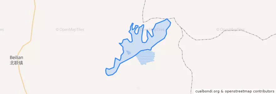 Mapa de ubicacion de 克山县种畜场.