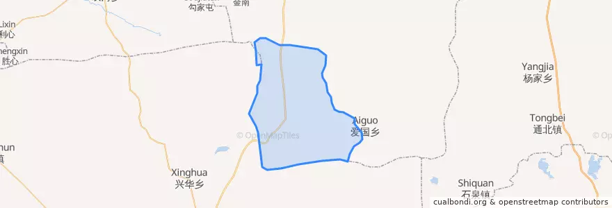 Mapa de ubicacion de 乾丰镇.