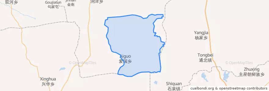 Mapa de ubicacion de 昌盛乡.