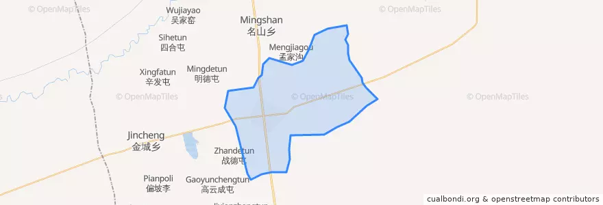 Mapa de ubicacion de 克东镇.