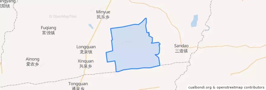 Mapa de ubicacion de 新生乡.