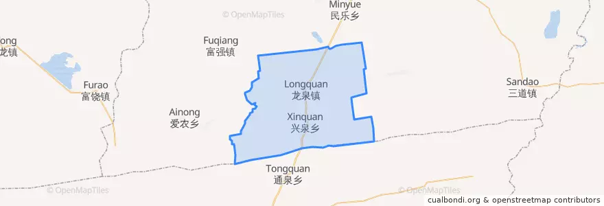 Mapa de ubicacion de 龙泉镇.