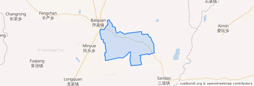 Mapa de ubicacion de 兴国乡.