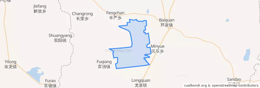 Mapa de ubicacion de 时中乡.