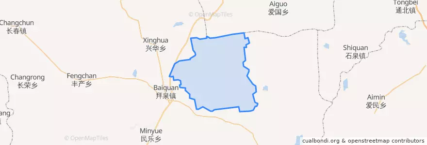 Mapa de ubicacion de Шаншэн.