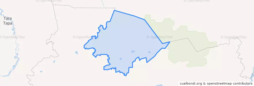 Mapa de ubicacion de Severnyj rajon.