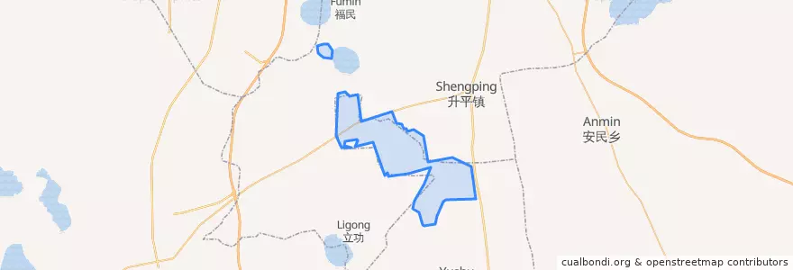 Mapa de ubicacion de 卫星种畜场.