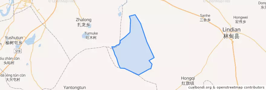 Mapa de ubicacion de 国营苇场.