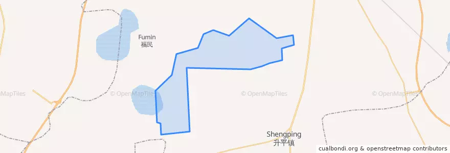 Mapa de ubicacion de 安达畜牧场.
