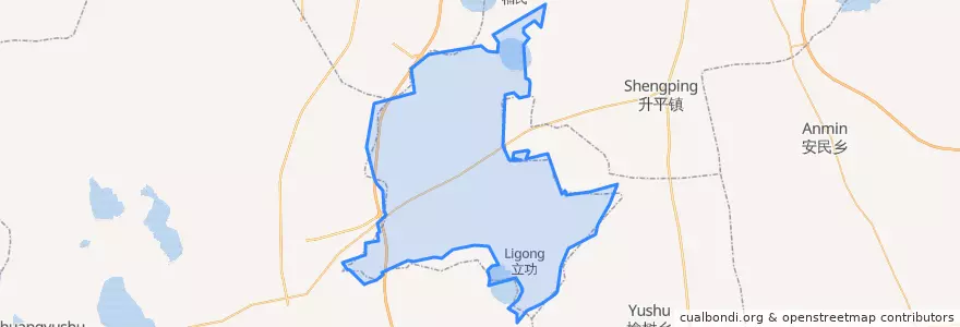 Mapa de ubicacion de 昌德镇.