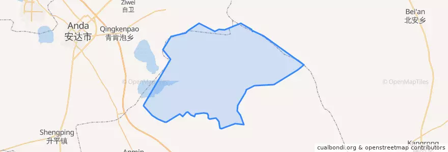 Mapa de ubicacion de 宣化乡.