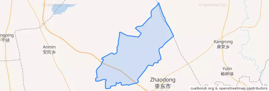 Mapa de ubicacion de 尚家镇.