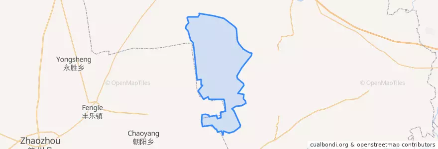 Mapa de ubicacion de 德昌乡.