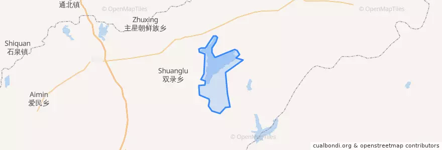 Mapa de ubicacion de 东方红水库地区.
