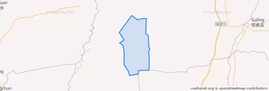 Mapa de ubicacion de Фэншань.