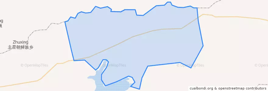 Mapa de ubicacion de 海伦农场.